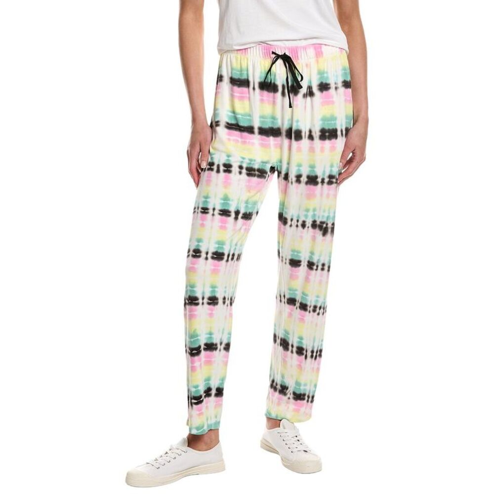 Electric & Rose Womens  Aries Bolt Ribbed Pant, White